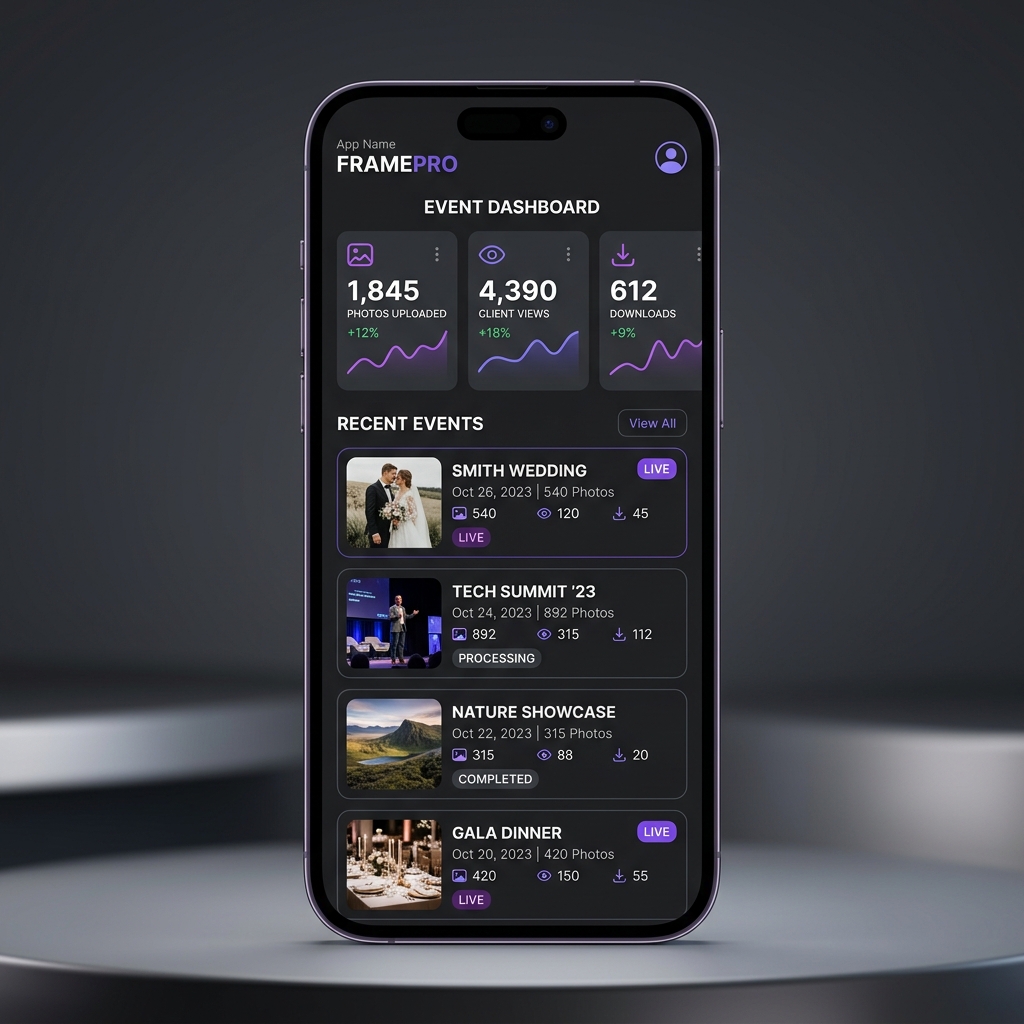 Photographer Dashboard